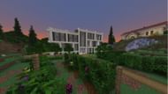 The European influence of this modern build is unmistakable (Image via Bingdwenwen/Minecraft-schematics.com)